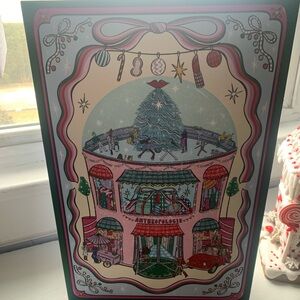 EMPTY Anthropologie Holiday ADVENT CALENDAR with BOXES.